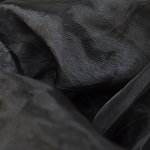 Black Linen Beads